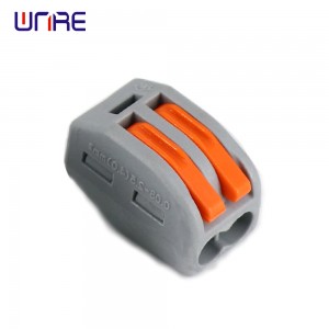 Hot sale Factory China 222-412 Wire Terminal Connector Pct-212 Quick Connector 2pin Push Wire Connector