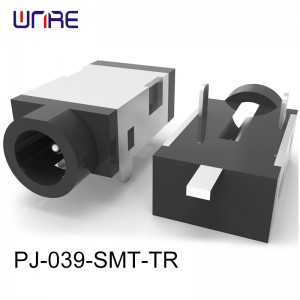 PJ-039-SMT-TR DC power JACK 0.65 mm center pin surface mount