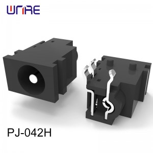 PJ-042H DC power JACK 1.65 mm center pin 5 A rating