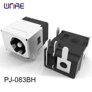 PJ-083BH DC power JACK 2.5mm center pin 5 A rating