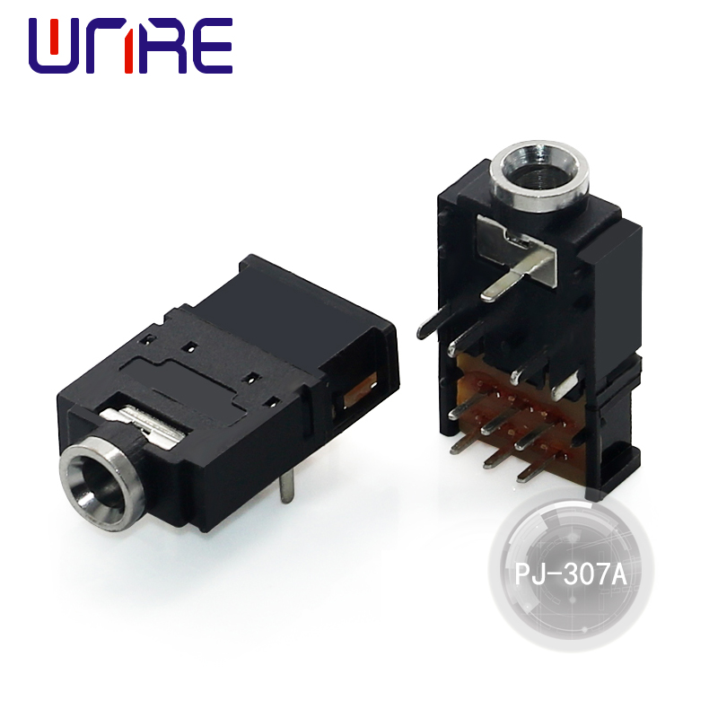 Online Exporter Rj45 Connector - Audio Jack Mount PJ-307A Installation Laptop Power Adapter Connector Audio Switch 3.5MM Female Right Angle DIP – Weinuoer