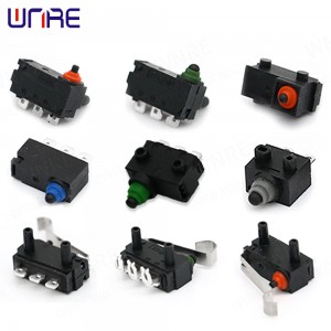 Push Button Sensitive 3 Pin суу өткөрбөйт Mini Micro Switch