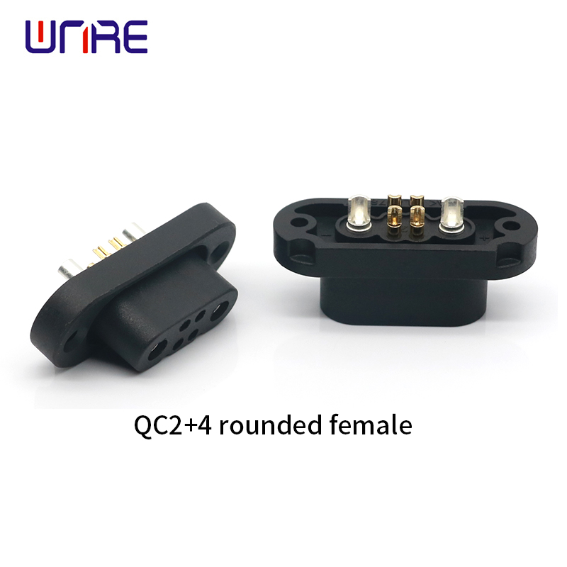 1/2 para QC2+4 zaokroženih moških in ženskih za konektor za polnjenje električnih vozil New Energy