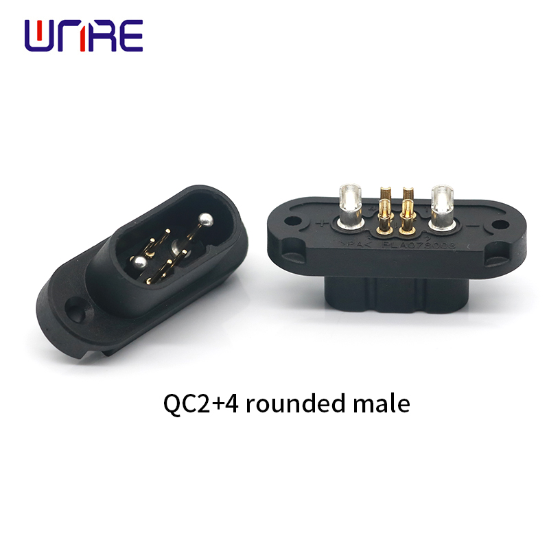 1/2 parell de QC2 + 4 mascle i femella arrodonits per al connector del carregador de vehicles elèctrics de nova energia