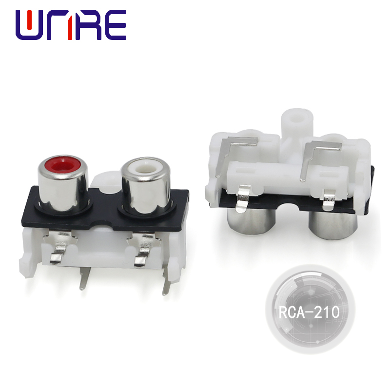 Online Exporter Rj45 Connector - PCB Mount 1 Position Stereo Audio Video Jack RCA Female Connector Two Hole (W+R) RCA-210 – Weinuoer