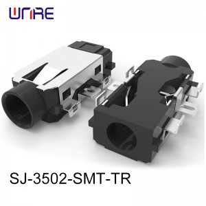 SJ-3502-SMT-TR MID MOUNT AUDIO JACK Mid mount for low profile applications