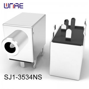 SJ1-3534NS AUDIO JACK no switch tip and ring shielded