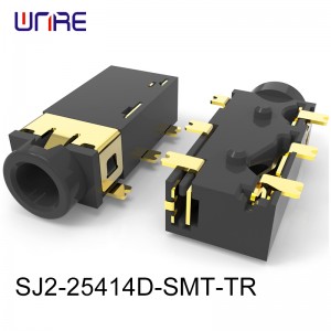 SJ2-25414D-SMT-TR AUDIO JACK 12V 1A Phosphorus bronze gold