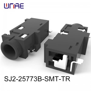 SJ2-25773B-SMT-TR AUDIO JACK 12V 1A Solderability Brass Sliver