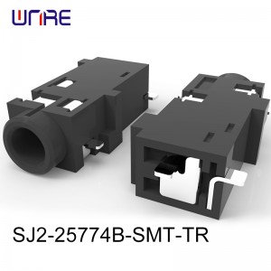 SJ2-25774B-SMT-TR AUDIO JACK 12V 1A Solderability Brass Sliver