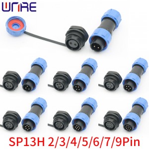 Asopọmọra Ofurufu SP13H IP68 Male Male Plug Famale Socket Cable Connector