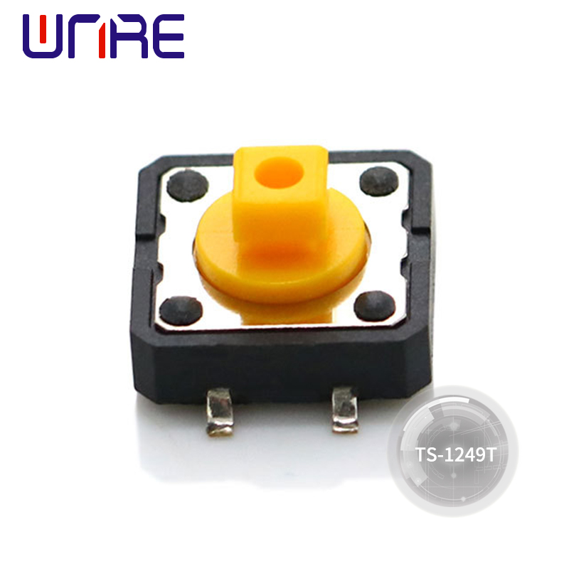 China Supplier Rj45 Plug - Square Head Tact Switch 12x12mm SMD 4 Pins – Weinuoer