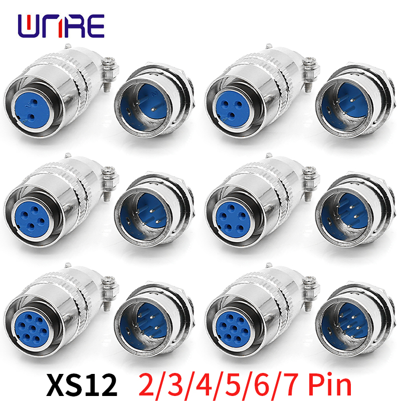 2-47 Pin Aviation Plug/Socket – Metal Male/Female Panel & Cable Connectors – Various Sizes