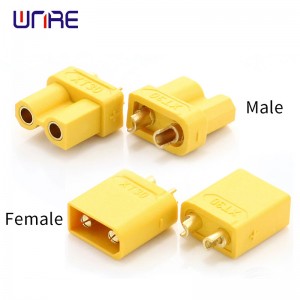 ODM Factory China High Current Battery Connector Xt30 Male Female Connector 2pins 3pins Rated Current 15A para sa Robot