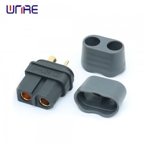 Conector negro XT60H-F con carcasa de vaina