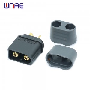 Black XT60H-M Plug Connector With Sheath Housing