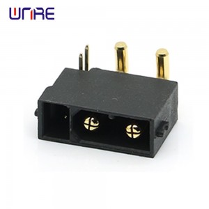XT30PW(2+2) Ọkunrin Gold Palara Plug Pẹlu Signal Pin