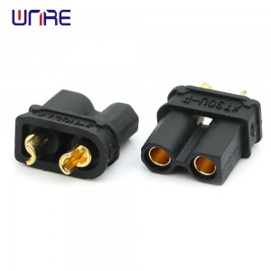 Conector NEGRO XT30U-F para avións telecontrolados