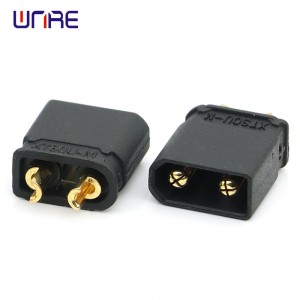 Conector NEGRO XT30U-M para avións telecontrolados