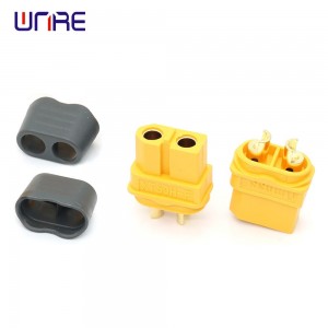 Yellow XT60H-F Plug Connector With Sheath Housing