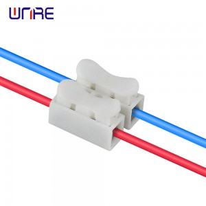 LED Strip Light CH-2 Spring Wire Quick Connecting Electrical Cable Clamp Terminal Block Connector
