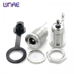 DC-099 5.5*2.1 5.5*2.5 DC Power Jack Socket Female Panel Mount Connector Metal Open Hole 11.5MM