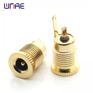 Aurum Plated 7A DC-099 5.5 x 2.1mm 5.5*2.5 DC Power Female Socket Jack Panel Mount Connector Adapter