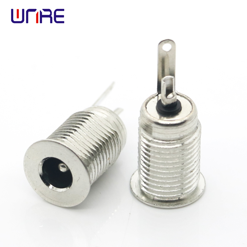 Popular Design for Tie Wraps - DC-099 Cut Surface 5.5×2.1mm DC Power Jack Socket Female Panel Mount Connector Metal DC099 5.5*2.1 – Weinuoer