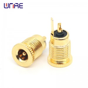 Gold Palara High Duty 15A DC-099 5.5 x 2.1mm 5.5*2.5 DC Power Female Socket Jack Panel Mount Connector Adapter
