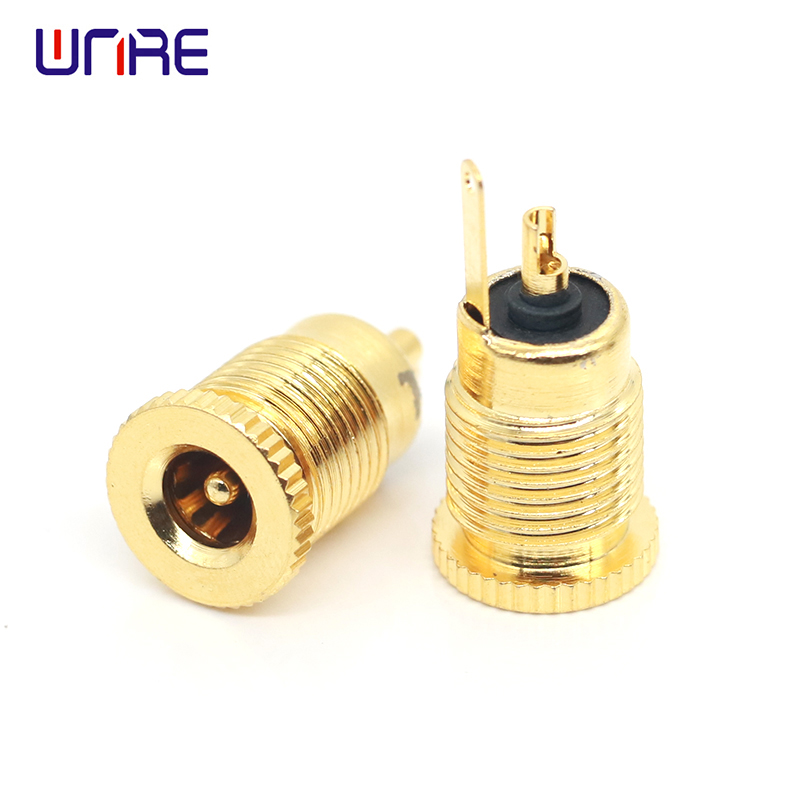 5pcs DC Power Jack Socket Panel Mount Connector 5.5x2.1mm Female - Generic, China