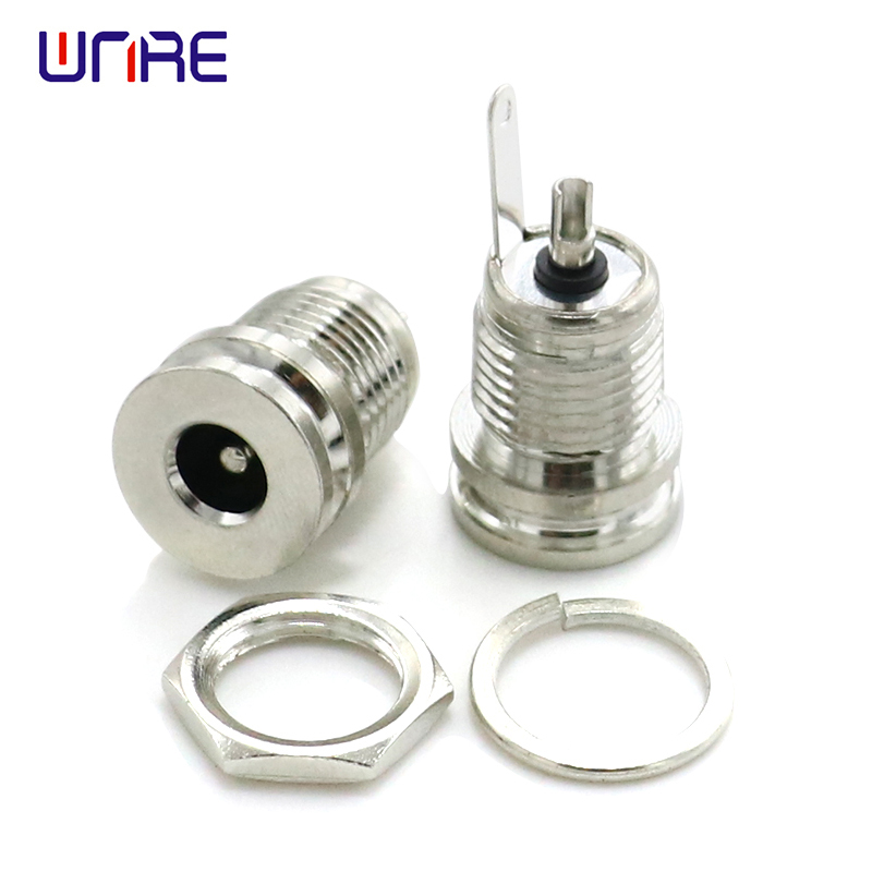 Hot Selling for Dc Barrel - DC-099 Snap In Type 5.5*2.1 5.5×2.5mm DC Power Jack Socket Female Panel Mount Connector Metal – Weinuoer