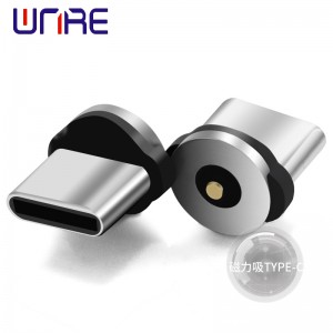 Gbigba agbara oofa Yara Gbigba agbara Iru-C Asopọmọra Asopọmọra Data Magnet Ngba agbara Foonu Alagbeka Okun USB