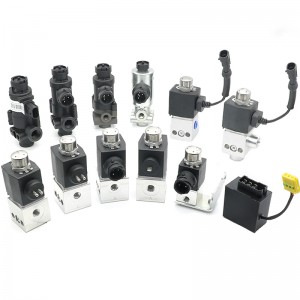 Ipo Meji-Ọna Mẹta Solenoid Pneuma Valve 24VDC0.5A fun Sinotruk/Shacman Delong/Steyr Atilẹba Awọn ẹya ẹrọ eefi eefi Brake