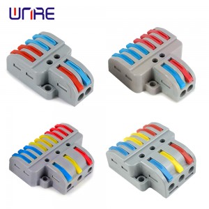 Mini Wire Connector Fast Universal Wiring Electrical Cable Connector Wire Push Terminal