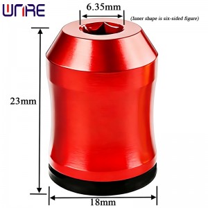 Universal 1/4″ 6.35mm Strong Magnetic Screw Ring, Anti-slip Alloy Bit Holder Magnetizer for Electric Screwdriver Drill