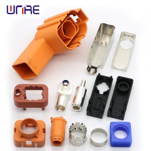 HV Connector High Voltage Connector 1P Right Angle Socket Terminal Connector 125/150/200A DC 1500V  High Power Connector