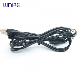 2 In 1 Magnetic Cable Male 8mm Magnetic USB Cable 1.4m Connector