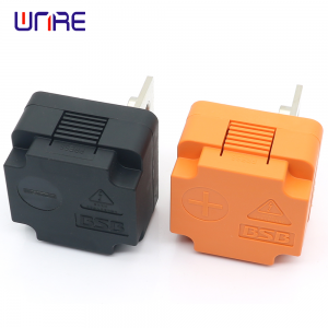 350A Energy storage quick plug automotive high voltage connector orange black