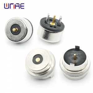 Circualr Shape 8mm Magnetic Pogo Pin Connector Male Female 3A Power Charging Connectors