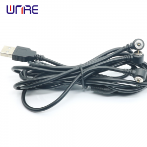 3 In 1 Connector Magnetic Cable Wire 1.4m Male 8mm Magnetic USB Cable