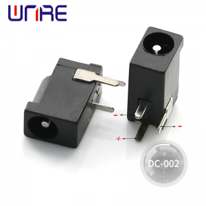 DC-002 0.3A 50V Siyah DC Güç Jakı Soket Konnektörü