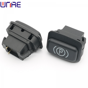 The electric driver pulls the switch P key to stop the two-pin lock-free button switch