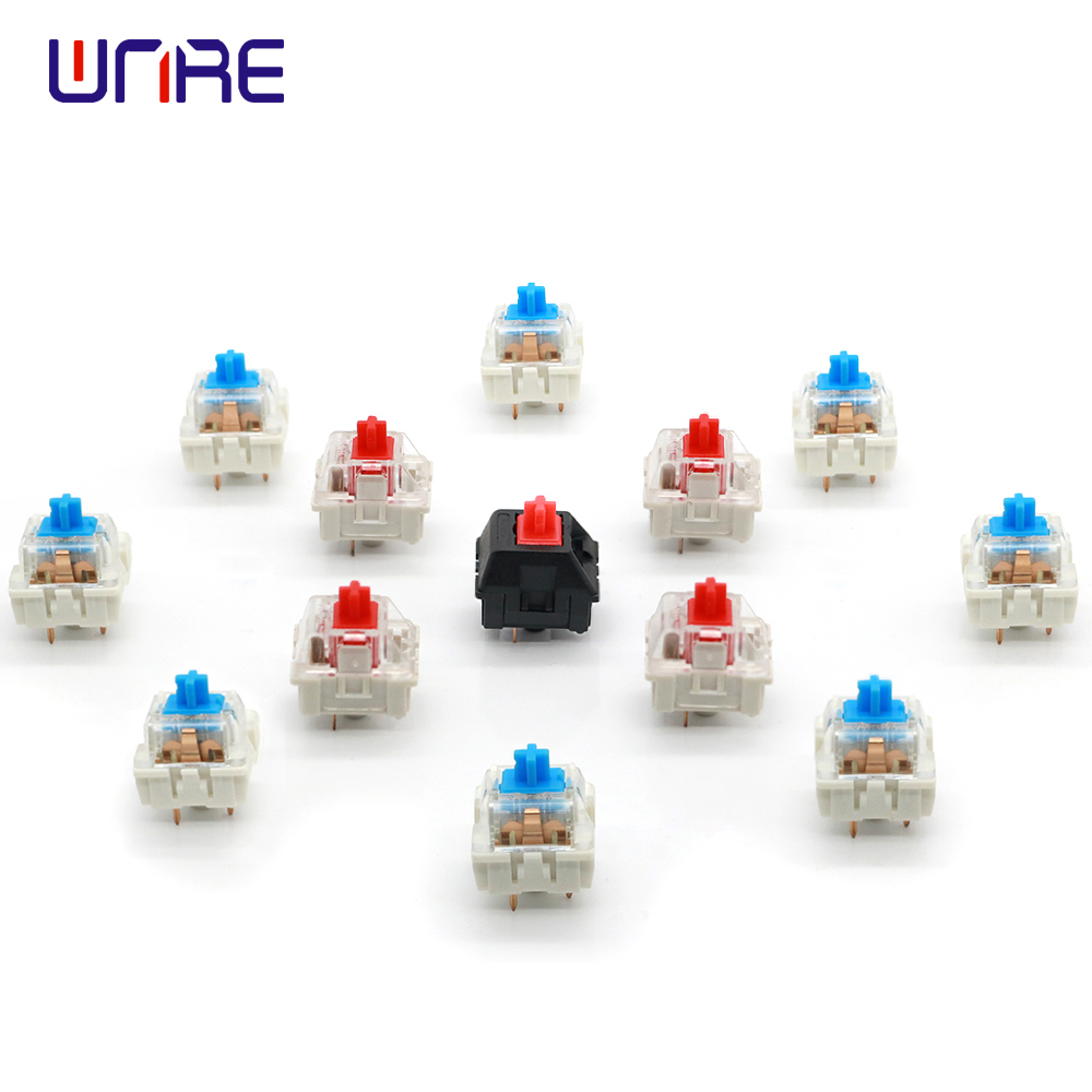 Factory Price Magnetic Pogo Pin Connector - Computer Accessories Red Blue Button Locating Column Plastic Mechanical Keyboard Switch – Weinuoer