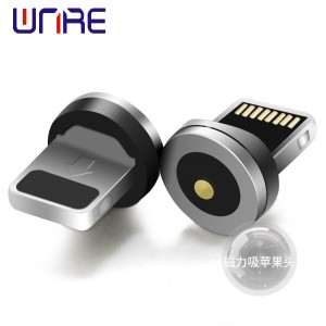 Magnetic Charge Fast Charging ios-plug Interfacing Connection  Magnet Data Charging Apple Mobile Phone Cable USB Cord