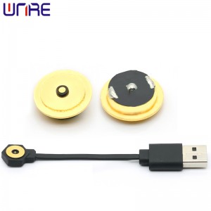 USB Manyetik Pogo Pin Konnektörlü Ultra İnce Mıknatıs Konektörü